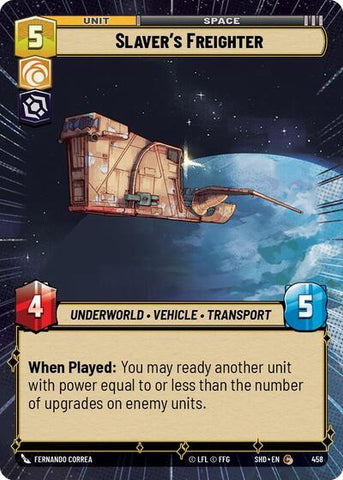 Slaver's Freighter - Hyperspace (Shadows of the Galaxy)(SHD-458/522)(C)