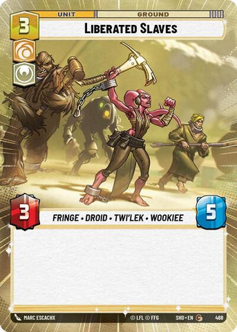 Liberated Slaves - Hyperspace - Foil (Shadows of the Galaxy)(SHD-468/522)(C)