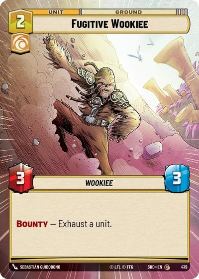 Fugitive Wookiee - Hyperspace - Foil (Shadows of the Galaxy)(SHD-479/522)(C)