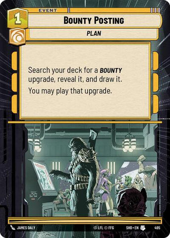 Bounty Posting - Hyperspace - Foil (Shadows of the Galaxy)(SHD-495/522)(U)