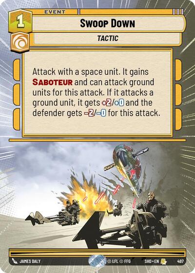 Swoop Down - Hyperspace - Foil (Shadows of the Galaxy)(SHD-497/522)(R)