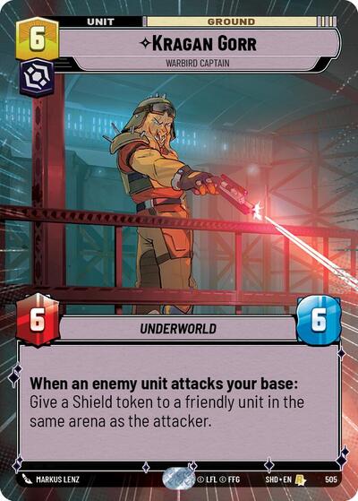 Kragan Gorr, Warbird Captain - Hyperspace (Shadows of the Galaxy)(SHD-505/522)(R)
