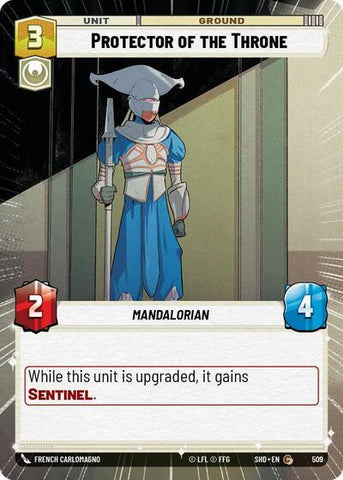 Protector of the Throne - Hyperspace - Foil (Shadows of the Galaxy)(SHD-509/522)(C)