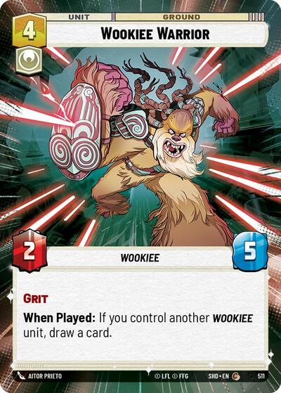 Wookiee Warrior - Hyperspace - Foil (Shadows of the Galaxy)(SHD-511/522)(C)