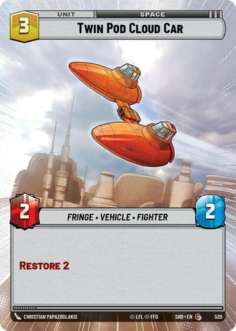 Twin Pod Cloud Car - Hyperspace - Foil (Shadows of the Galaxy)(SHD-520/522)(C)