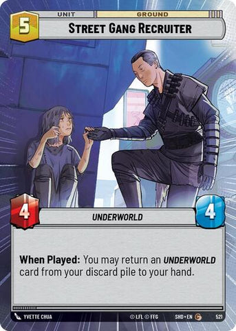 Street Gang Recruiter - Hyperspace (Shadows of the Galaxy)(SHD-521/522)(C)