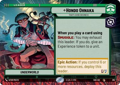 Hondo Ohnaka, That's Good Business - Hyperspace (Shadows of the Galaxy)(SHD-285/522)(C)