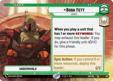 Boba Fett, Daimyo - Hyperspace (Shadows of the Galaxy)(SHD-287/522)(C)