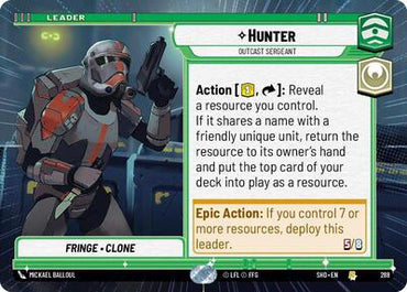 Hunter, Outcast Sergeant - Hyperspace (Shadows of the Galaxy)(SHD-288/522)(R)