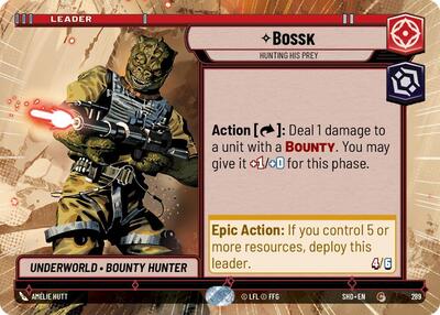 Bossk, Hunting His Prey - Hyperspace (Shadows of the Galaxy)(SHD-289/522)(C)