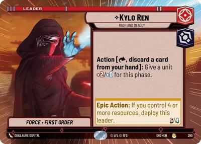 Kylo Ren, Rash and Deadly - Hyperspace (Shadows of the Galaxy)(SHD-290/522)(R)