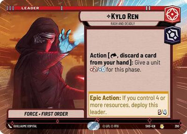 Kylo Ren, Rash and Deadly - Hyperspace (Shadows of the Galaxy)(SHD-290/522)(R)