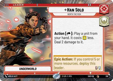 Han Solo, Worth the Risk - Hyperspace (Shadows of the Galaxy)(SHD-292/522)(C)