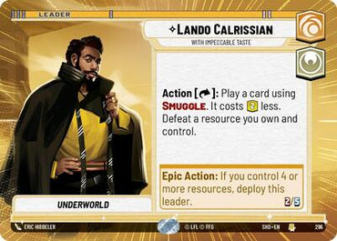 Lando Calrissian, With Impeccable Taste - Hyperspace (Shadows of the Galaxy)(SHD-296/522)(R)