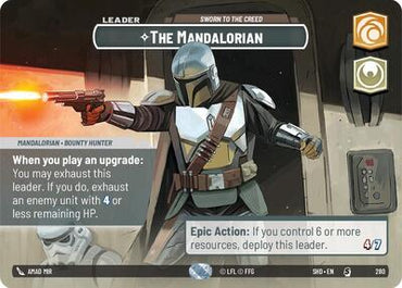 The Mandalorian, Sworn To The Creed (Showcase) - Foil (Shadows of the Galaxy)(SHD-280/522)(S)