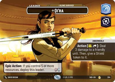 Qi'ra, I Alone Survived (Showcase) - Foil (Shadows of the Galaxy)(SHD-264/522)(R)