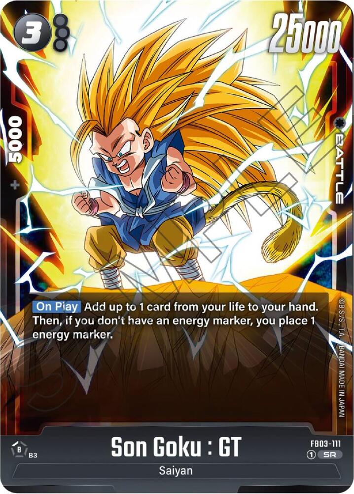 Son Goku : GT [111] [Foil] (FB03-111)(SR)
