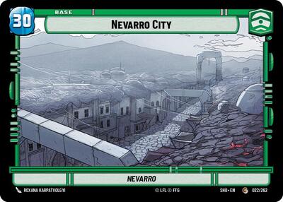Nevarro City // Shield (Shadows of the Galaxy)(SHD-022 // T02)(C)