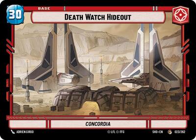 Death Watch Hideout // Experience (Shadows of the Galaxy)(SHD-023 // T01)(C)