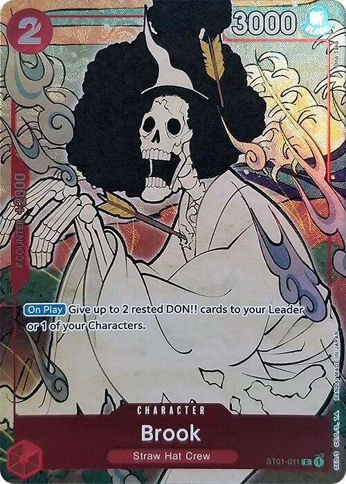 Brook [English Version 1st Anniversary Set] [Foil] (One Piece Promotion Cards)(ST01-011)(C)