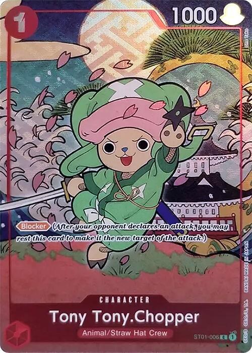 Tony Tony.Chopper [English Version 1st Anniversary Set] [Foil] (One Piece Promotion Cards)(ST01-006)(C)