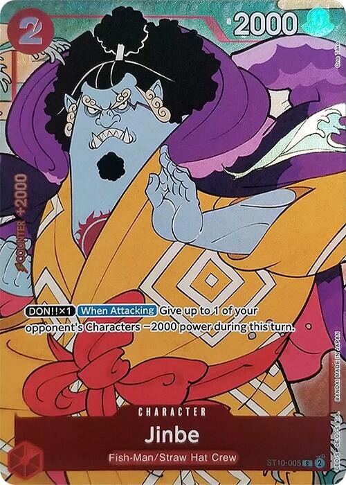Jinbe [English Version 1st Anniversary Set] [Foil] (One Piece Promotion Cards)(ST10-005)(C)