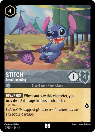 Stitch - Team Underdog (Shimmering Skies)(5-171/204)(U)