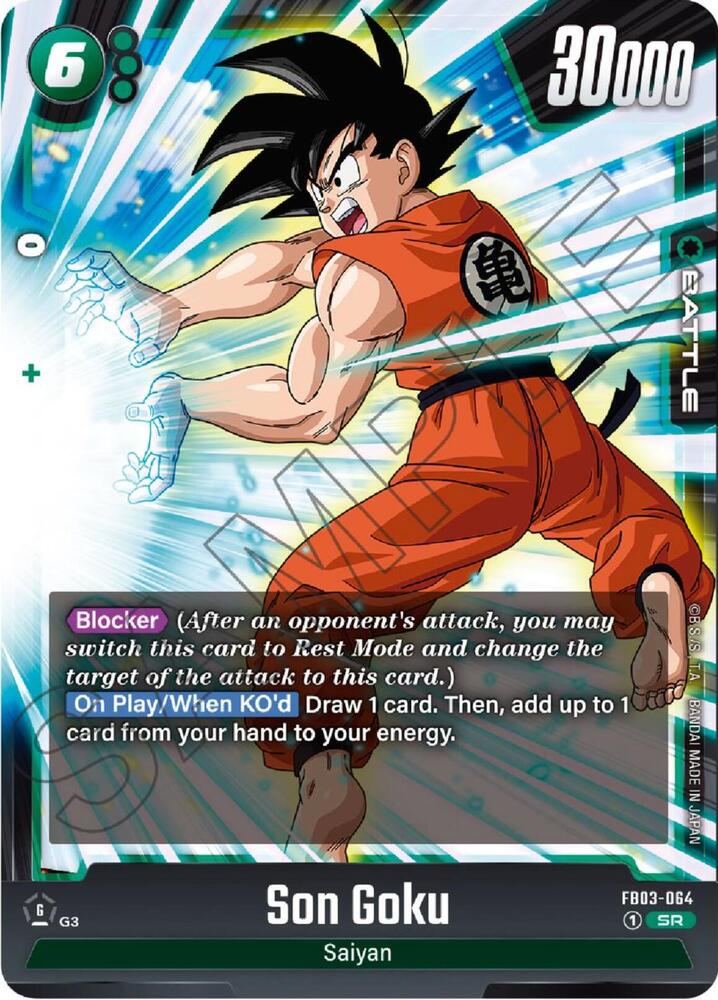Son Goku [064] [Foil] (FB03-064)(SR)
