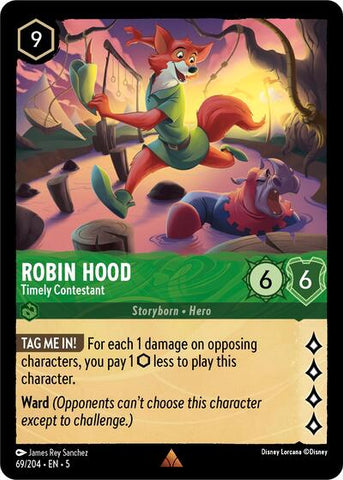 Robin Hood - Timely Contestant - Cold Foil (Shimmering Skies)(5-069/204)(R)
