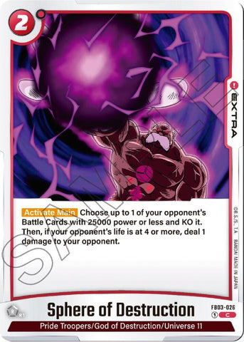 Sphere of Destruction (FB03-026)(C)