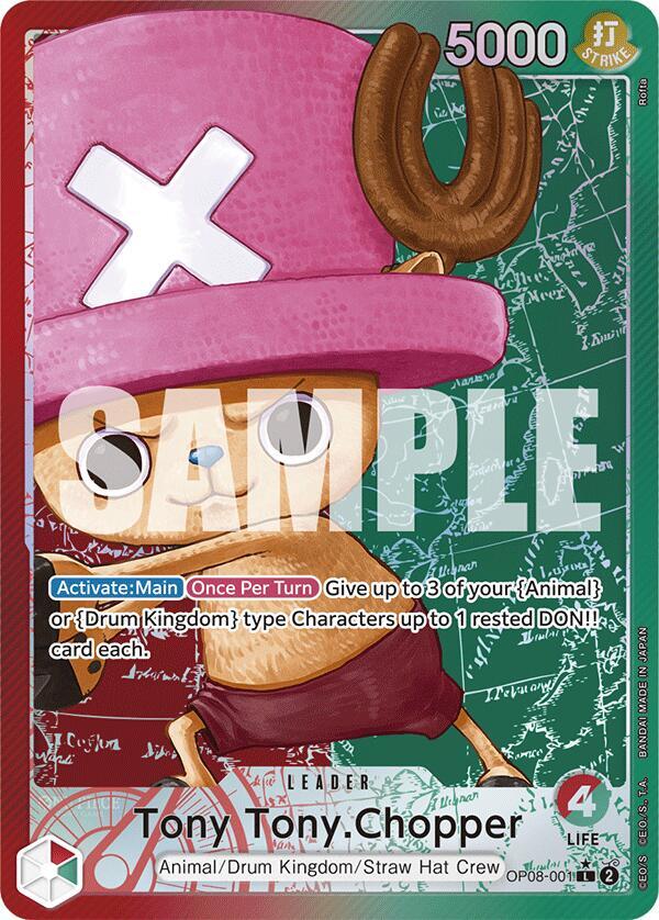 Tony Tony.Chopper (001) - Parallel - Foil (Two Legends)(OP08-001)(L)