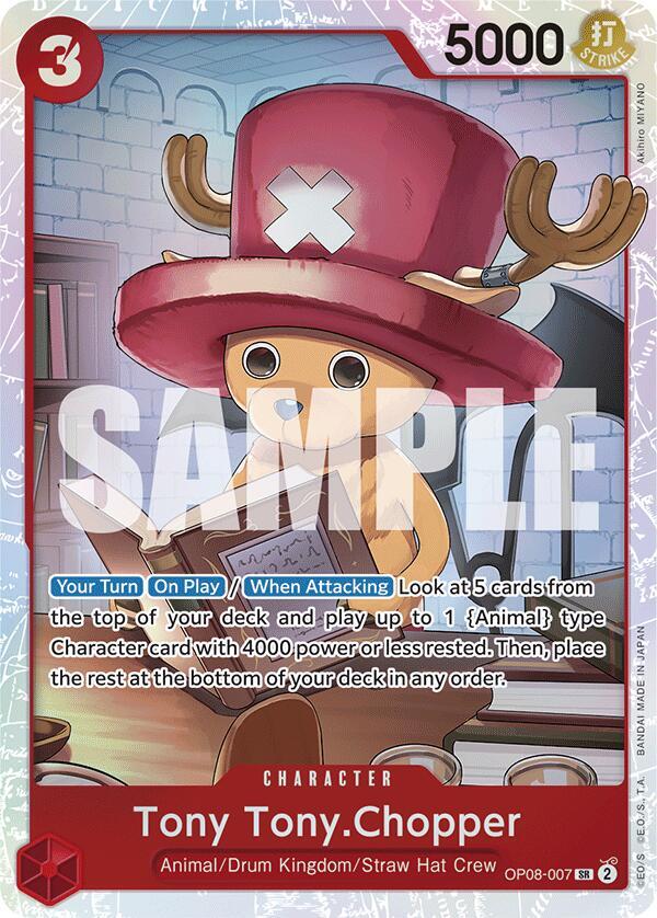 Tony Tony.Chopper (007) - Foil (Two Legends)(OP08-007)(SR)
