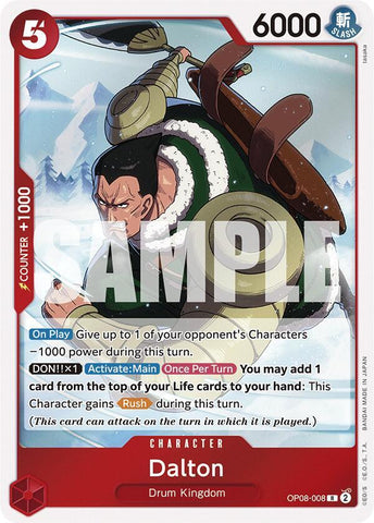 Dalton - Foil (Two Legends)(OP08-008)(R)