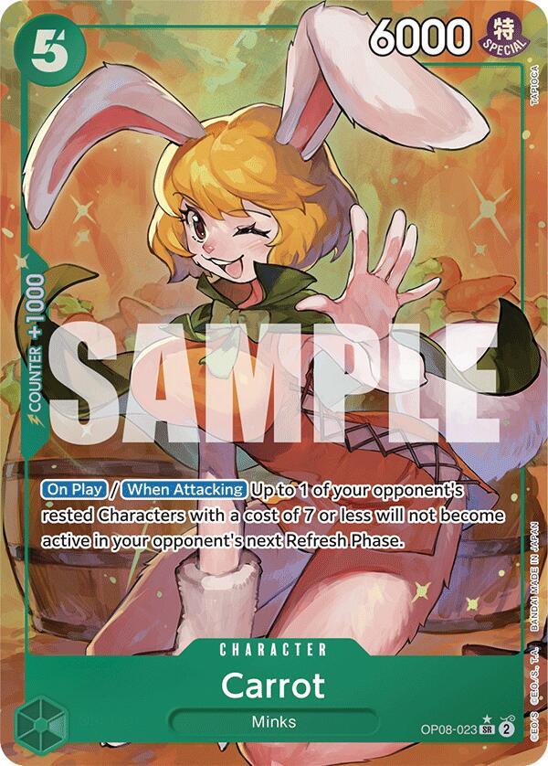 Carrot (023) - Parallel - Foil (Two Legends)(OP08-023)(SR)