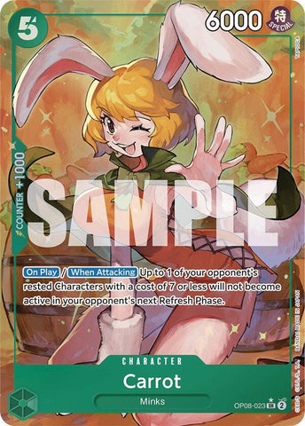 Carrot (023) - Parallel - Foil (Two Legends)(OP08-023)(SR)