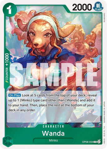 Wanda - Foil (Two Legends)(OP08-034)(R)