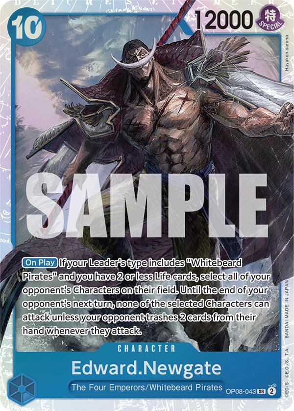 Edward.Newgate - Foil (Two Legends)(OP08-043)(SR)