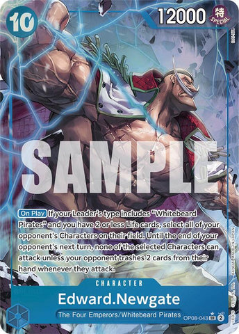 Edward.Newgate - Parallel - Foil (Two Legends)(OP08-043)(SR)