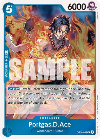 Portgas.D.Ace - Foil (Two Legends)(OP08-052)(R)