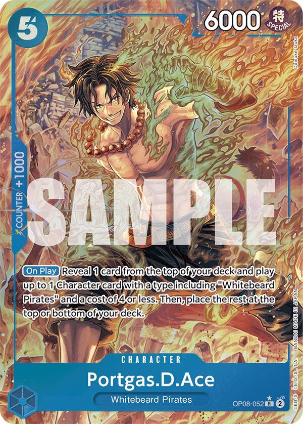 Portgas.D.Ace - Parallel - Foil (Two Legends)(OP08-052)(R)