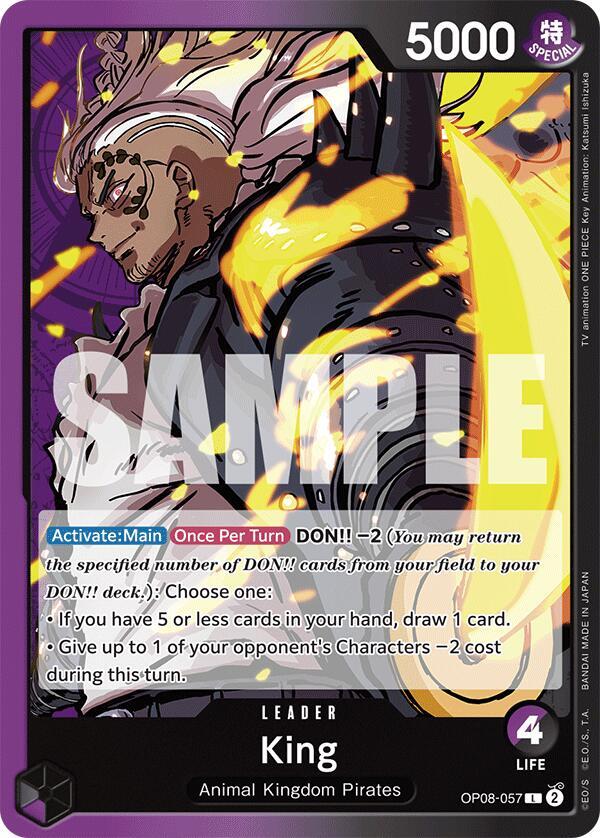 King (057) (Two Legends)(OP08-057)(L)