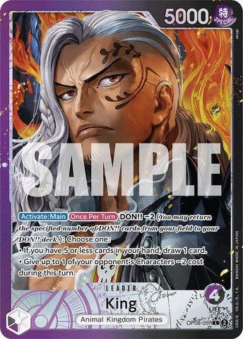 King (057) - Parallel - Foil (Two Legends)(OP08-057)(L)