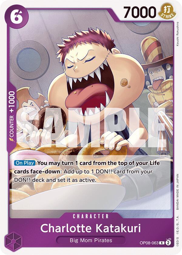Charlotte Katakuri (063) - Foil (Two Legends)(OP08-063)(R)