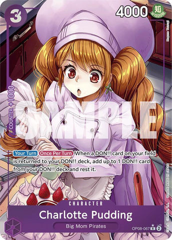 Charlotte Pudding (067) - Parallel - Foil (Two Legends)(OP08-067)(R)