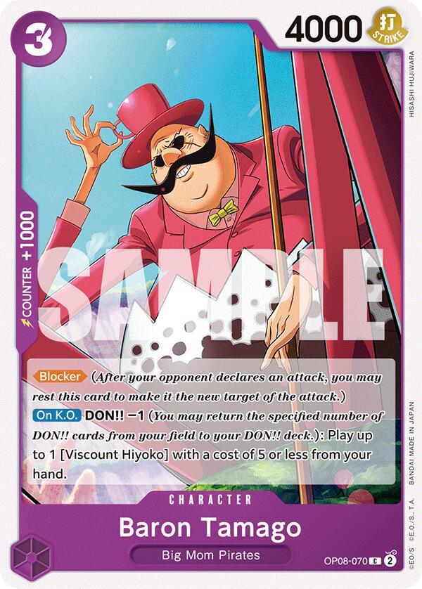 Baron Tamago (Two Legends)(OP08-070)(C)