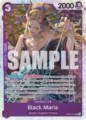 Black Maria - Foil (Two Legends)(OP08-074)(SR)