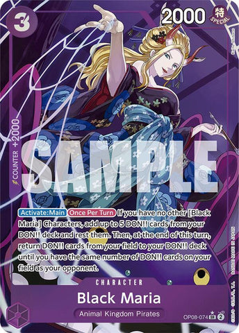 Black Maria - Parallel - Foil (Two Legends)(OP08-074)(SR)