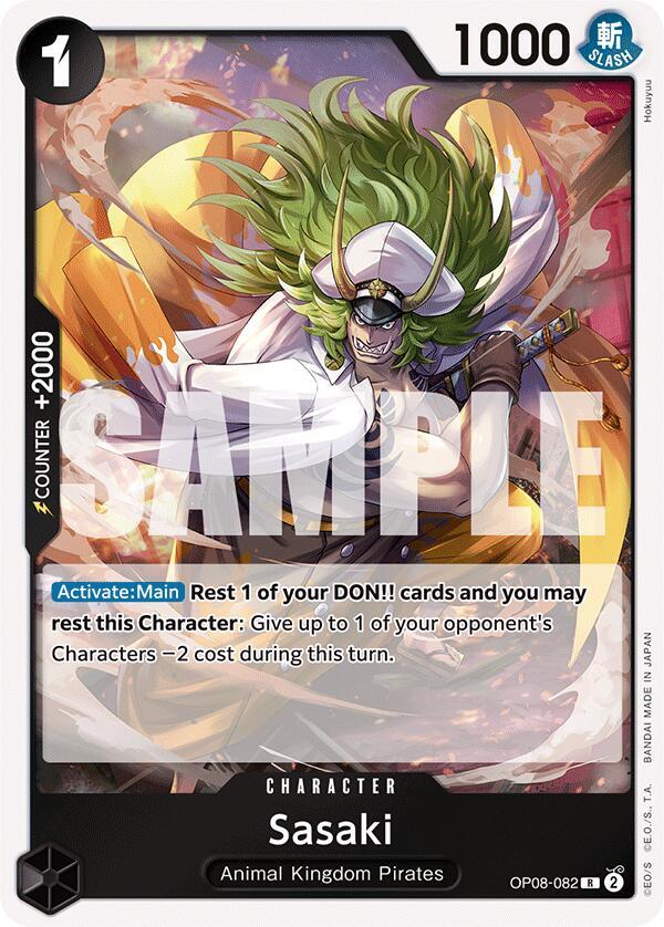 Sasaki - Foil (Two Legends)(OP08-082)(R)