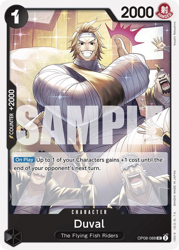 Duval (Two Legends)(OP08-088)(UC)