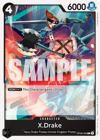X.Drake (Two Legends)(OP08-093)(C)